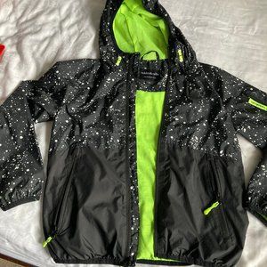 Kids lined windbreaker